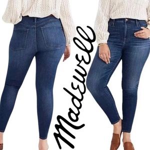Madewell Plus Jeans 9” Mid Rise Skinny Blue 37